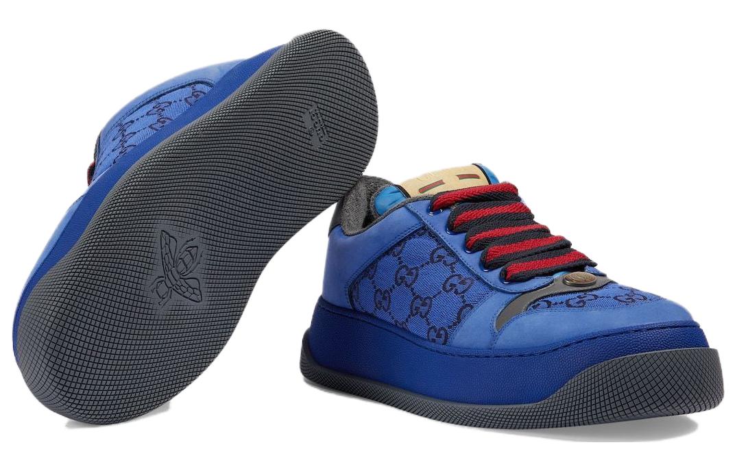 Gucci Screener GG Sneakers 'Blue Red' 750048-FAB4C-4246