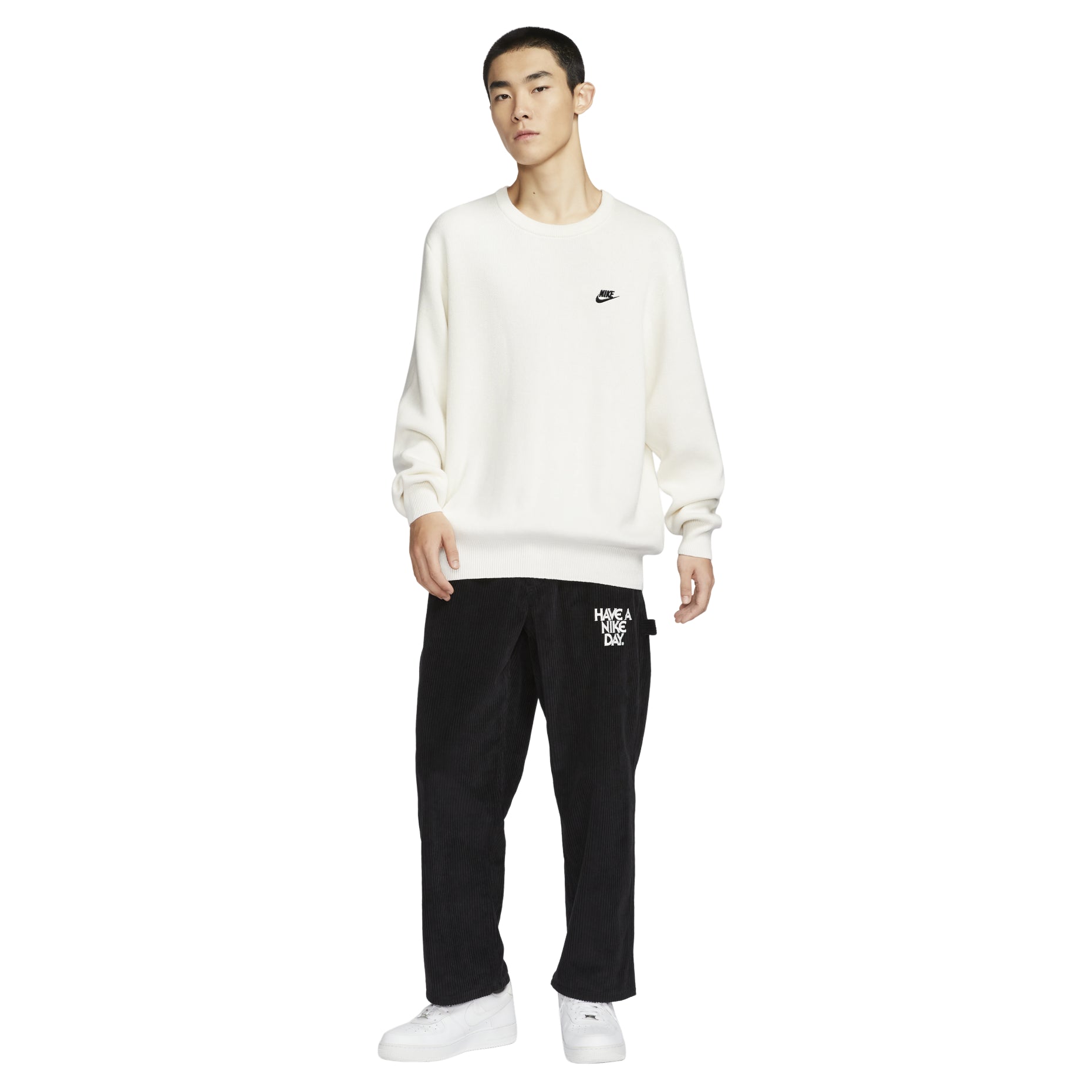 Nike Club Crew Sweatshirt 'White' FQ2913-133
