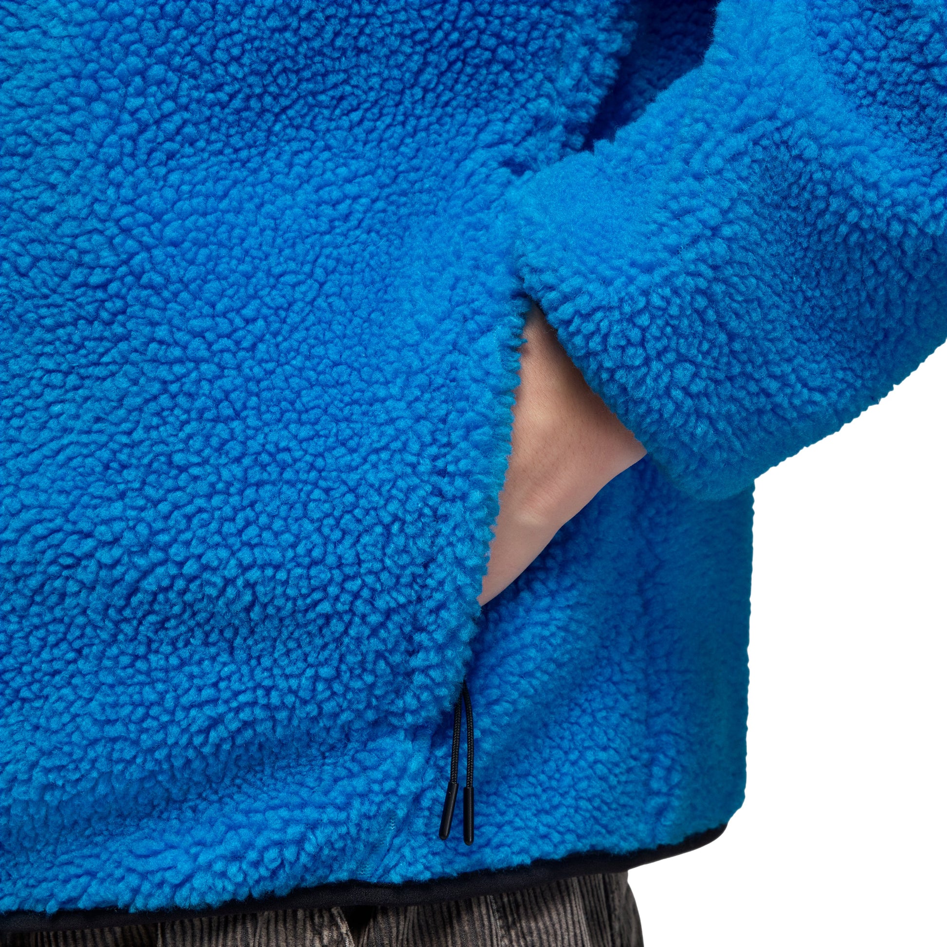 Air Jordan Flight Mountainside Faux Fur Jacket 'Photo Blue Black' HV0778-406