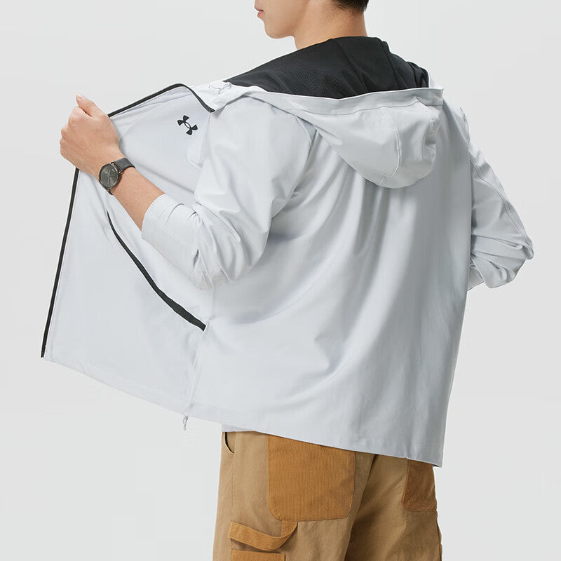 Under Armour Unstoppable Woven Jacket 'Halo Gray Black' 6014621-014