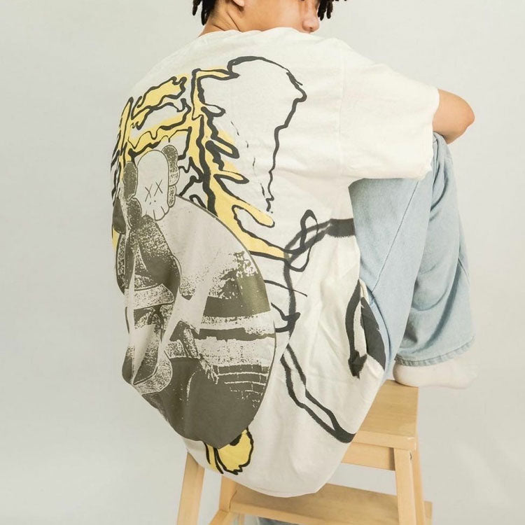 Travis Scott Cactus Jack x KAWS For Fragment Tee 'Vintage Wash' CJFR-SS01