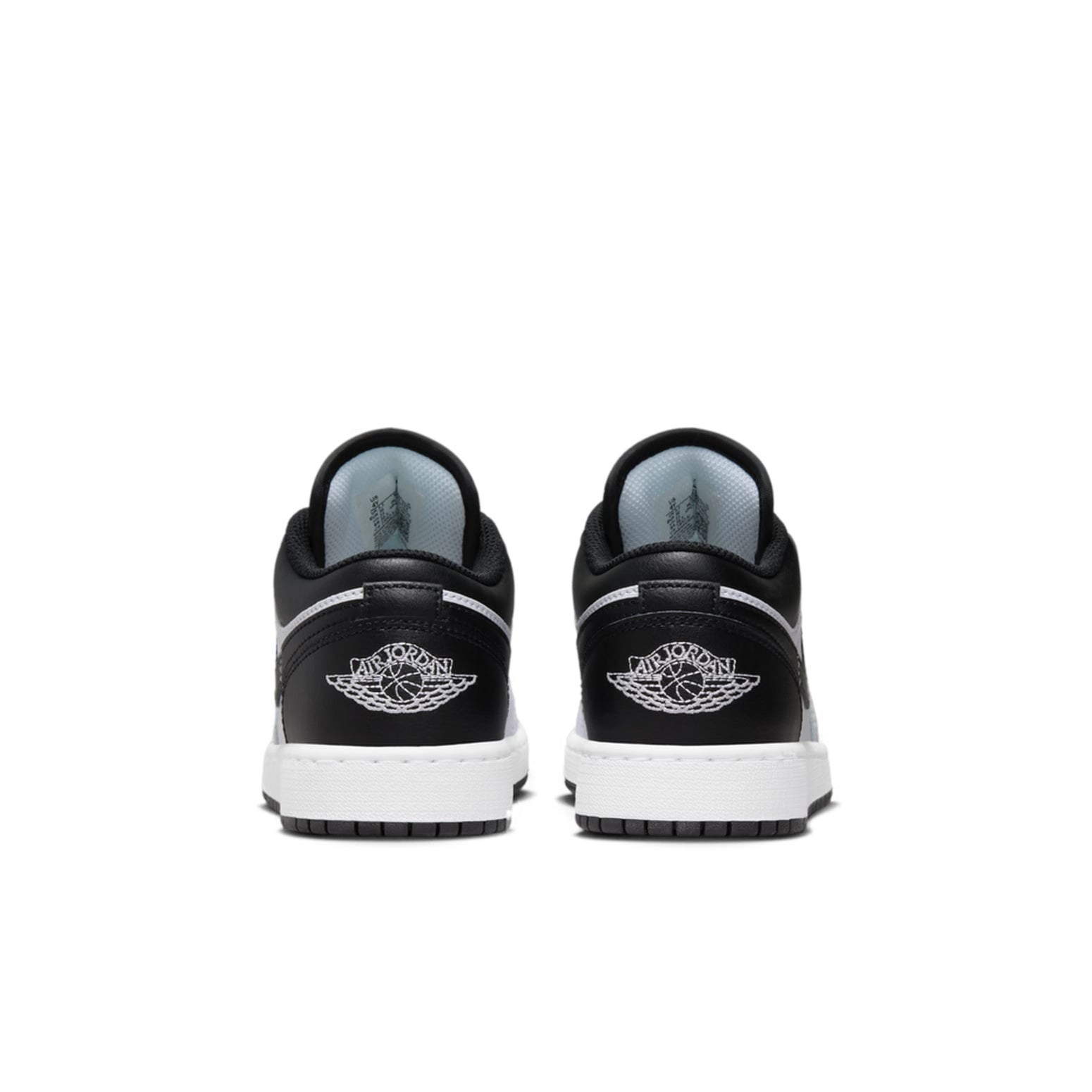(GS) Air Jordan 1 Low 'White Black' 553560-132