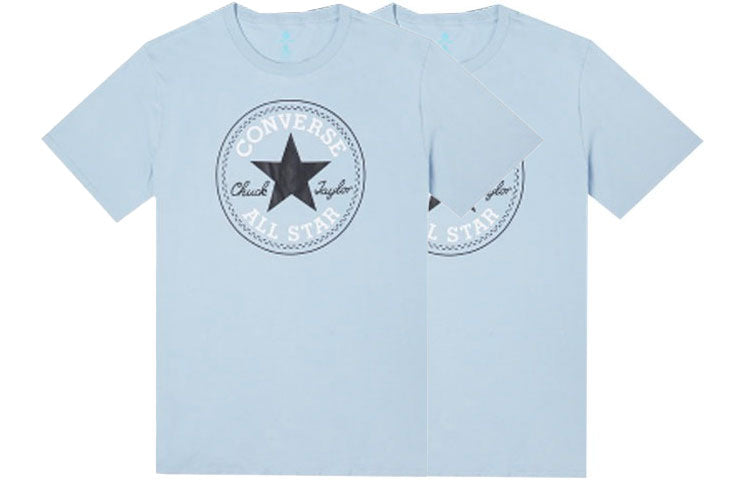 Converse Chuck Patch T-Shirt Asia Sizing 'Blue' 10007887-A33
