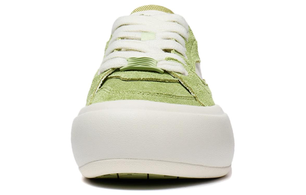 (WMNS) Li-Ning Platform Skate Shoes 'Green White' AZGT026-2