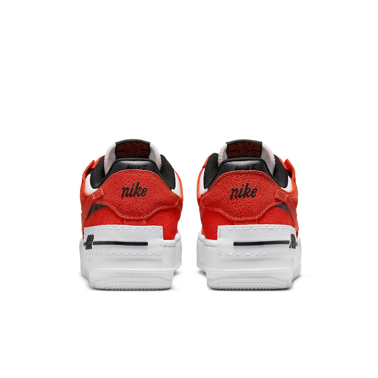 (WMNS) Nike Air Force 1 Shadow 'Cracked Leather - Rush Orange' DQ8586-800