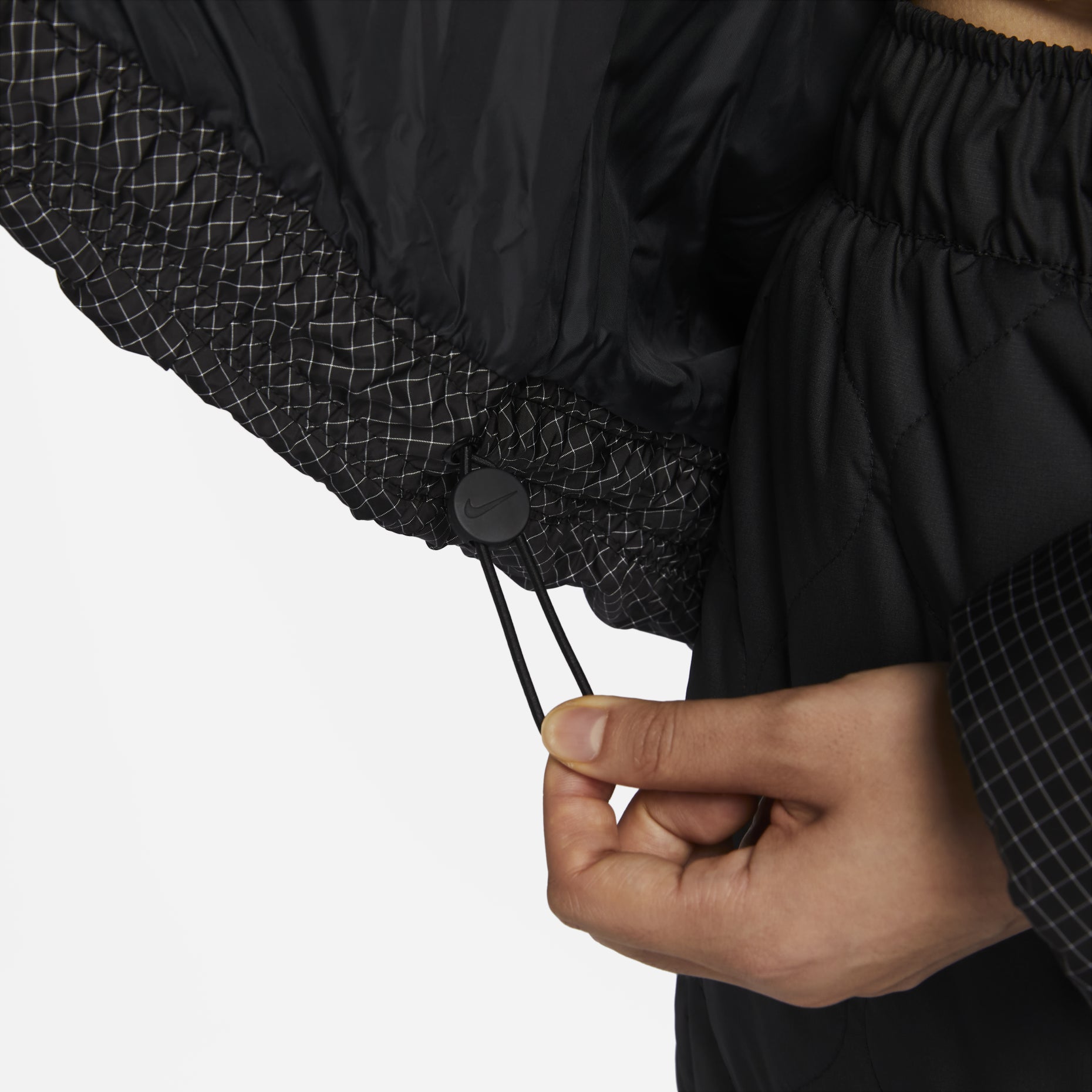 (WMNS) Nike Sportswear Windpuffer Therma-FIT Loose Puffer Jacket 'Black' FD8212-010