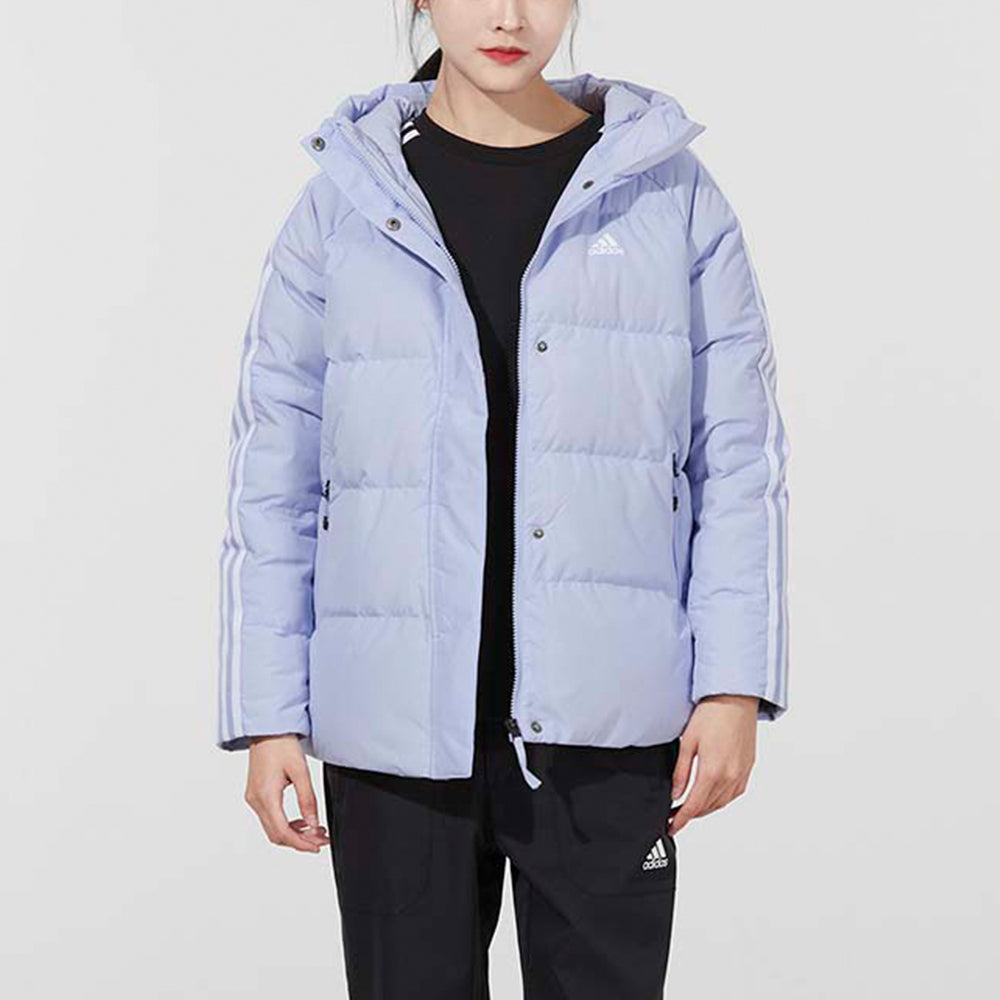(WMNS) adidas Faux Suede Puffy Down Jacket Asia Sizing 'Purple' H20811