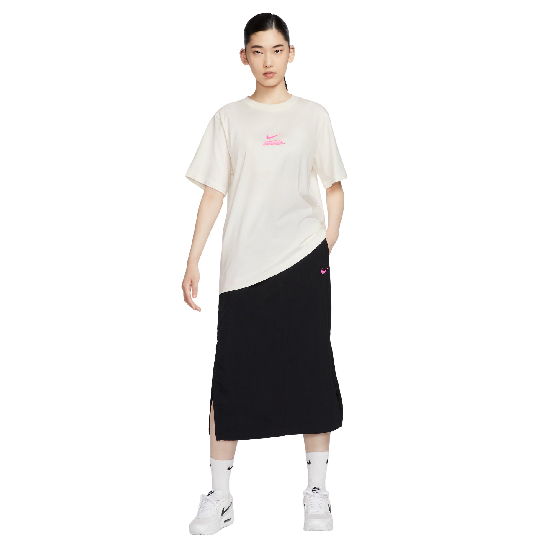 (WMNS) Nike Sportswear Essential T-Shirt Asia Sizing 'Sail' HM4625-133