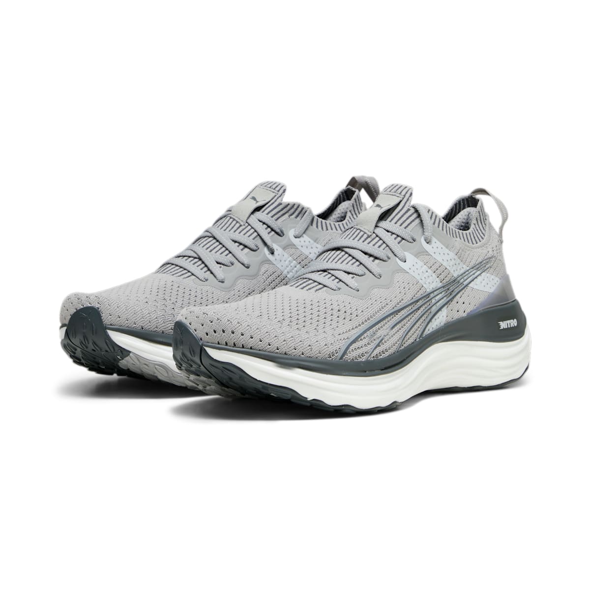 PUMA ForeverRun Nitro Knit 'Concrete Grey' 379139-03