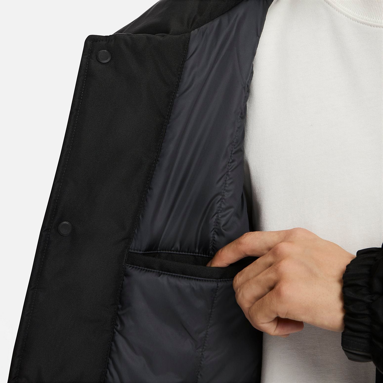Nike Sportswear Solo Swoosh Puffer 'Black' FB7853-010