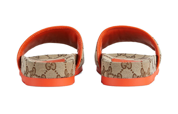 (WMNS) Gucci Slide x The North Face 'Beige Orange Monogram' 679947-2HKM0-9770