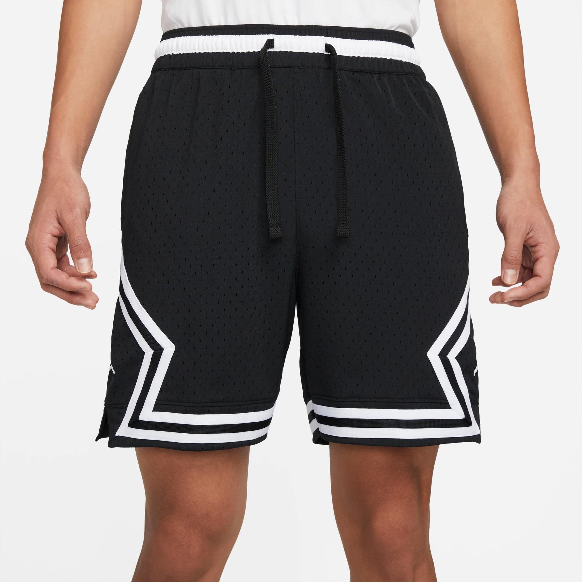 Men's Air Jordan Sport Dri-fit Stripe Casual Breathable Basketball Sports Shorts Black DH9076-010