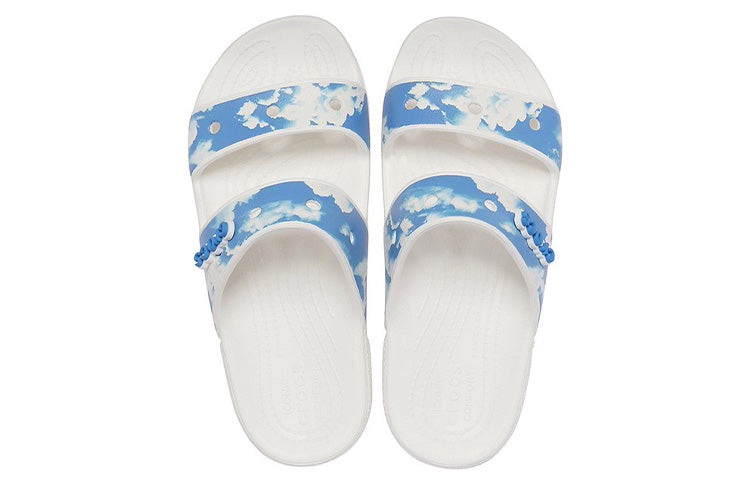 (WMNS) CrocsOther Sports slippers 'White Blue' 207248-100