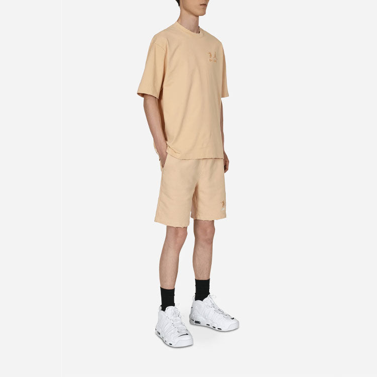 Air Jordan x union Crossover SS22 Solid Color Breathable Logo Round Neck Short Sleeve Asia Edition Khaki DM2844-268