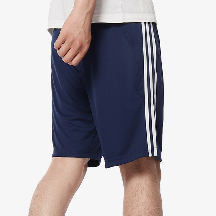 adidas TIRO19 TR SHO Stripe Soccer/Football Sports Shorts Navy Blue DT5173