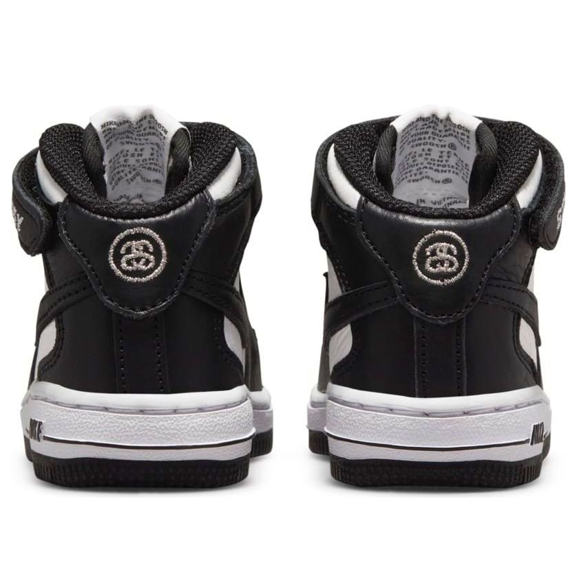 (TD) Nike x Stussy Air Force 1 Mid 'Black White' DN4160-002