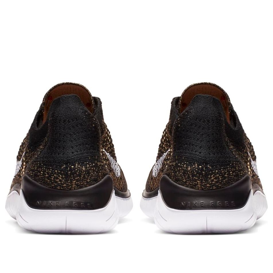 Nike Free RN Flyknit 2018 'Black Club Gold' 942838-005