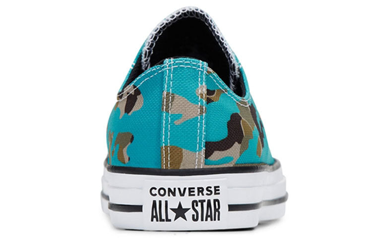 Converse Allover Camo Chuck Taylor All Star Low Top Camouflage 'Blue White' 166178C