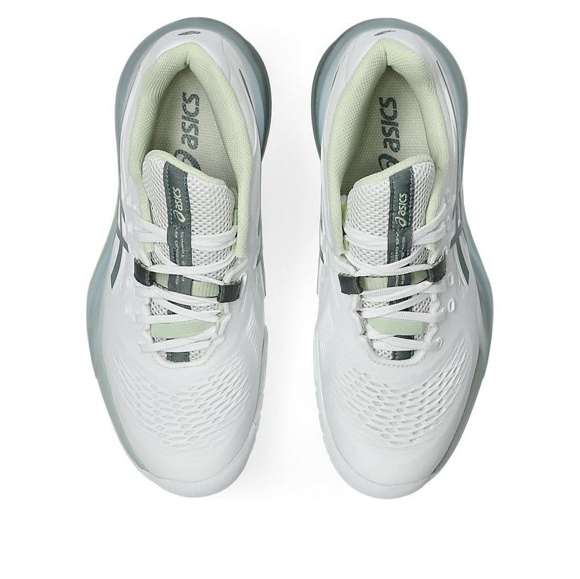 (WMNS) ASICS Gel-Resolution X Wide Tennis 'White Monument Blue' 1042A278-102