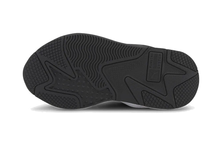 (PS) PUMA Rs-x Collegiate Low Running Shoes Black/White/Blue 371627-01