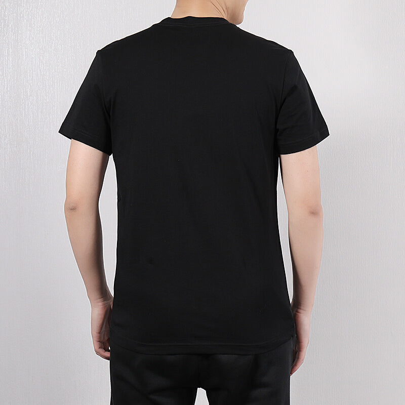 adidas Training Sports Logo Round Neck Short Sleeve Black DV3080