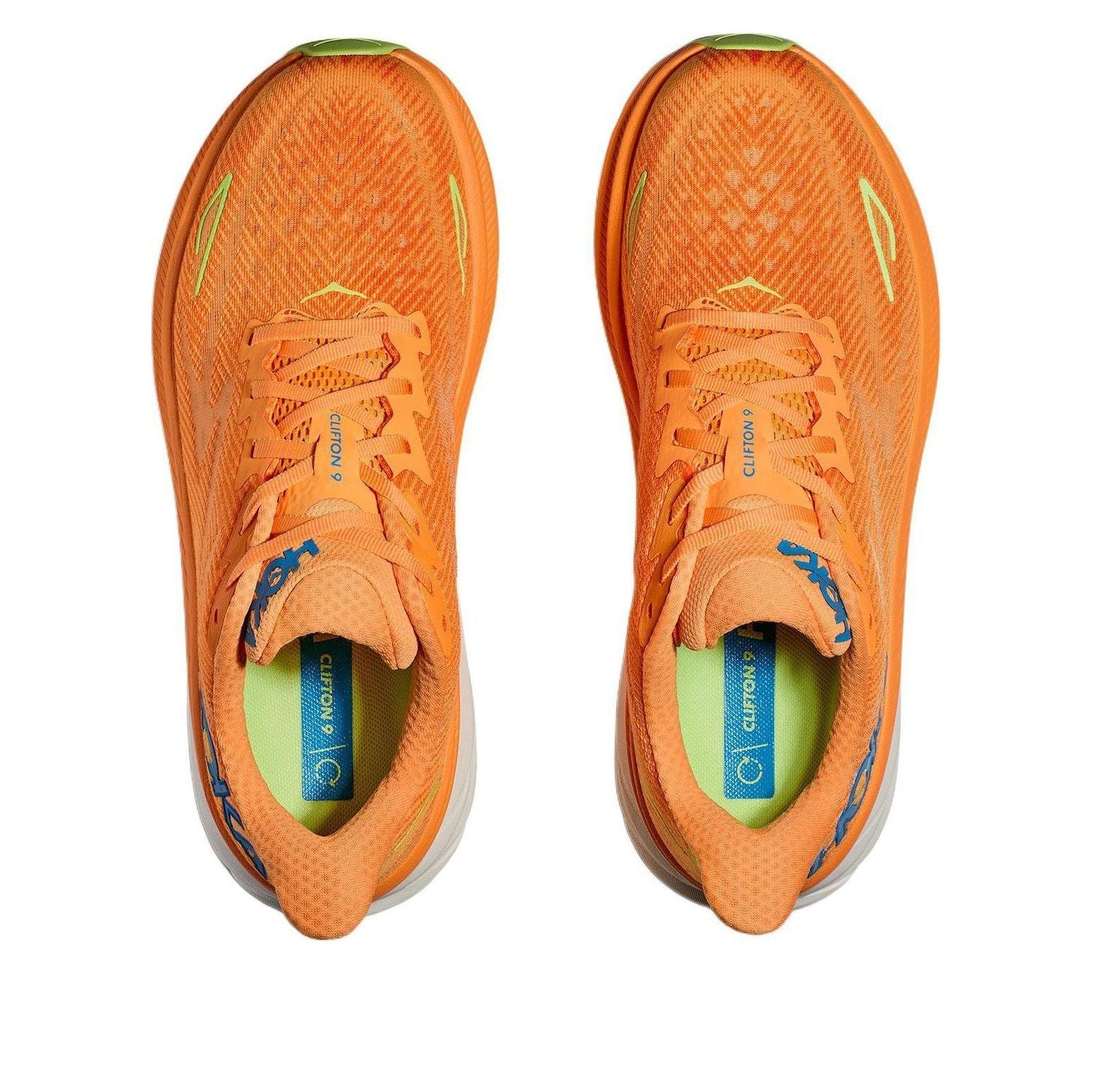 HOKA ONE ONE Clifton 9 2E Wide 'Solar Flare Lettuce' 1132210-SLRL