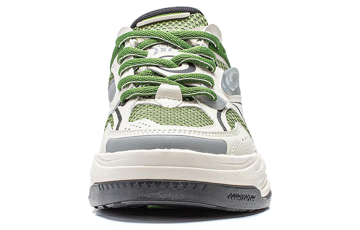 (WMNS) Li-Ning Shining Star 2 'White Grey Green' AGLT172-4