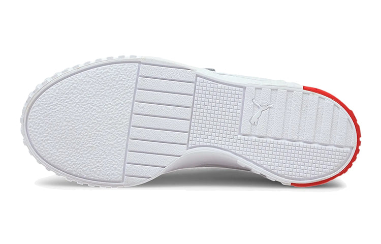 PUMA Cali K Shoes White/Red 368859-02