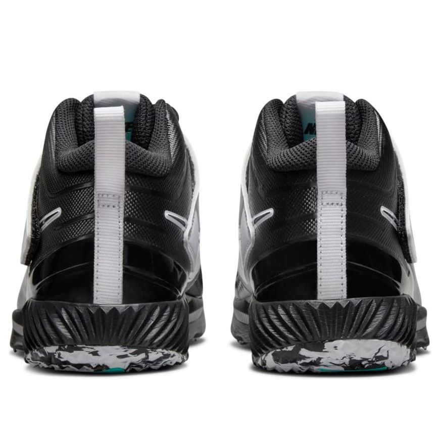 (GS) Nike Force Trout 7 Turf 'Black Dynamic Turquoise' DC9217-005