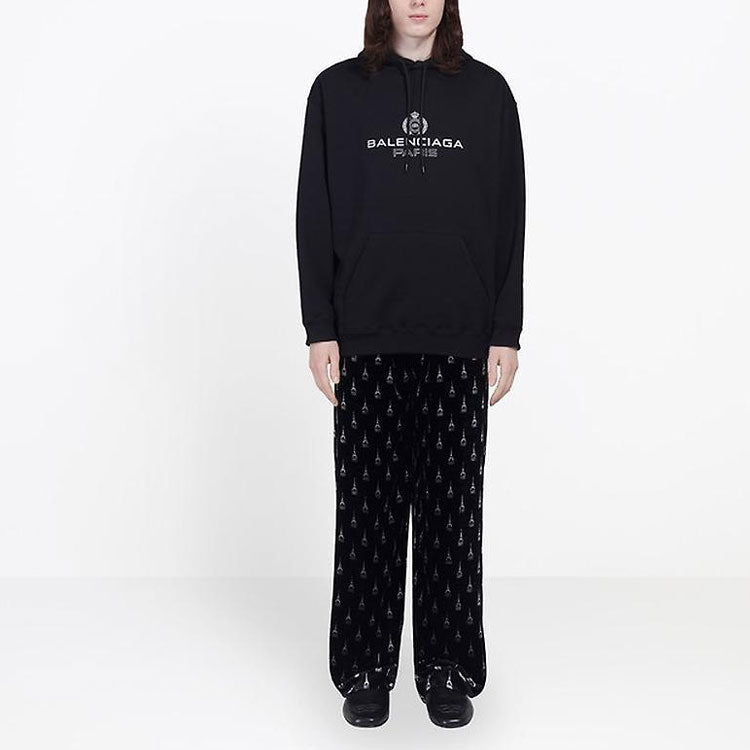 Men's Balenciaga Alphabet Printing Logo Black 570811TGV701000