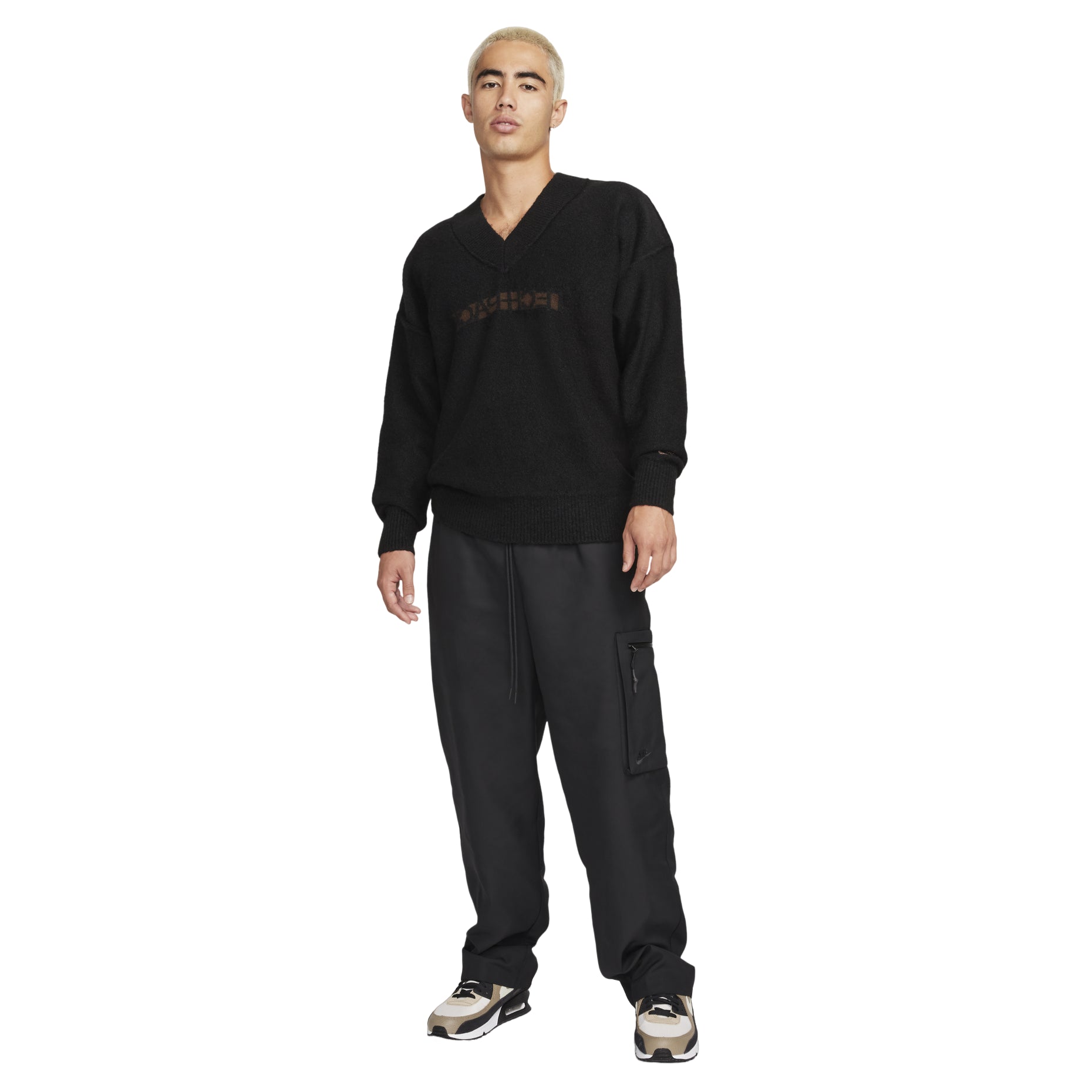 Nike Sportswear Tech Pack V Knit Sweater 'Black' FB7810-010