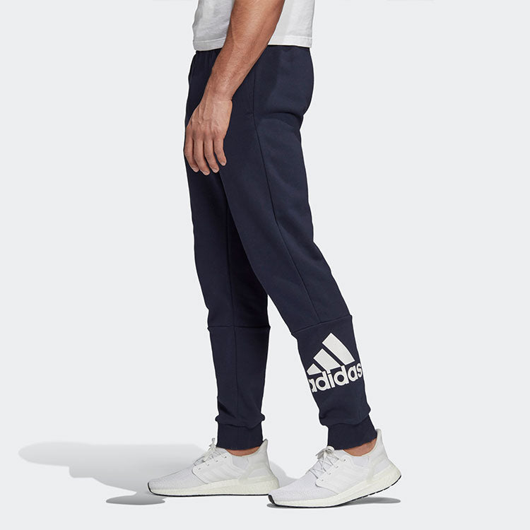 adidas logo Printing Casual Bundle Feet Sports Pants Blue FS4629