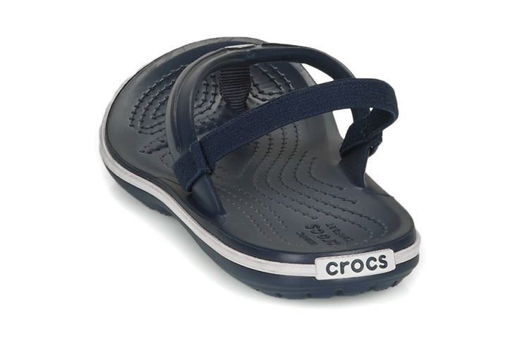 (GS) Crocs Crocband Slingback Strap Sandals 'Navy Black' 205777-410