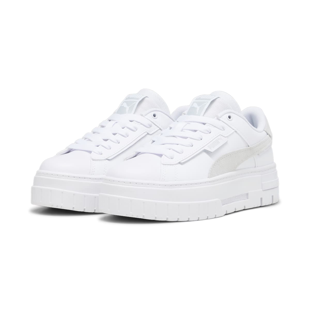 (WMNS) PUMA Mayze Crashed 'White Grey' 392495-04