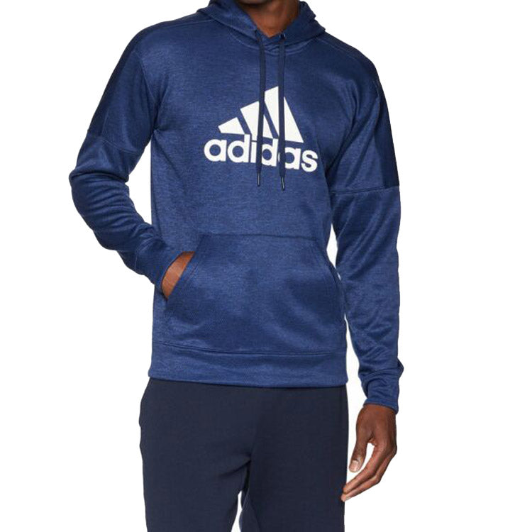 adidas Large logo Printing Pattern Pullover Navy Blue DH9320