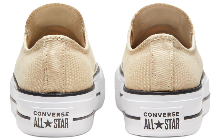 (WMNS) Converse Chuck Taylor All Star Platform Low 'Farro White' 568626C