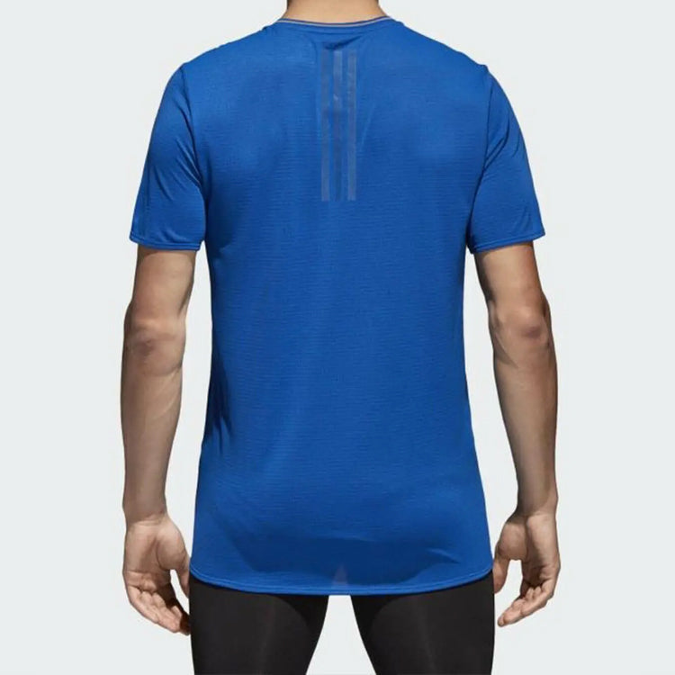 Men's adidas Running Short Sleeve Blue T-Shirt BQ7272