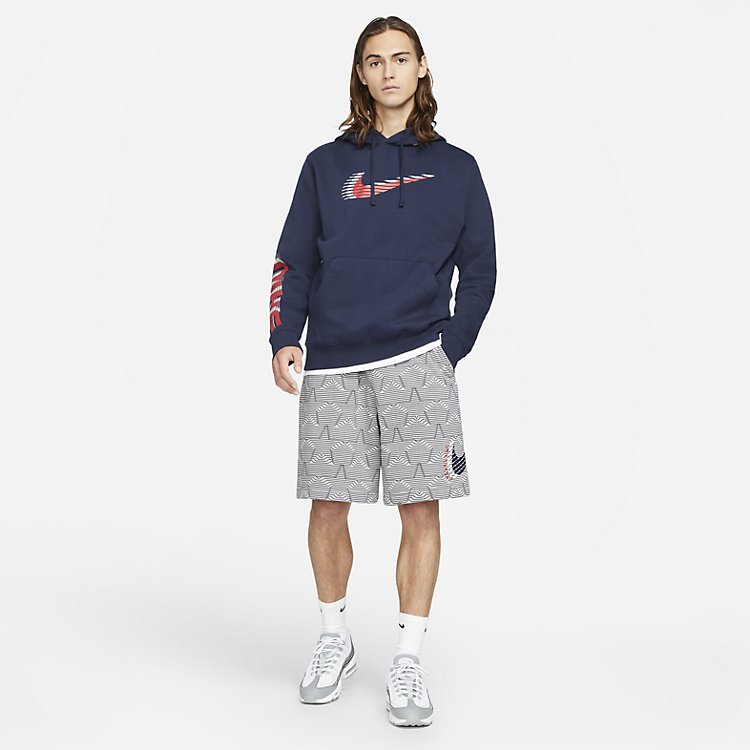 Nike Sportswear Club Pull Over Hoodie 'Obsidian' DM7947-451