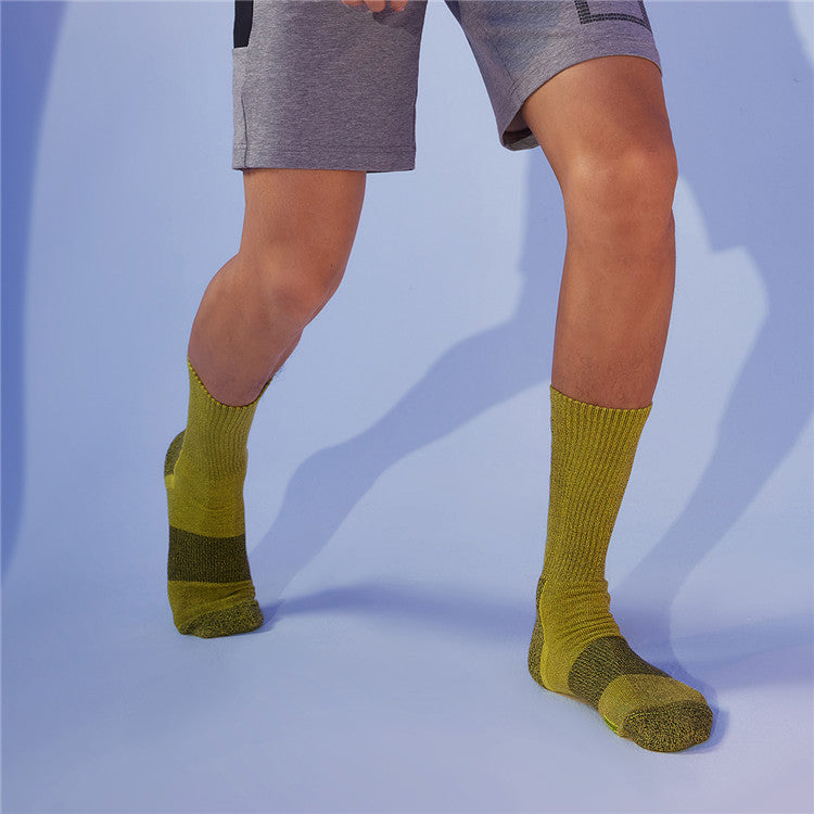 PUMA Fleece Lined Long Sock 3 Pair 'Green' 100002546-004