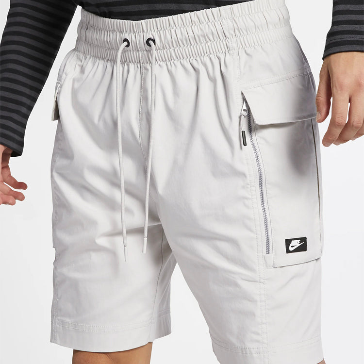 Nike Running Sports Big Pocket Cargo Shorts Creamy White AR2374-072