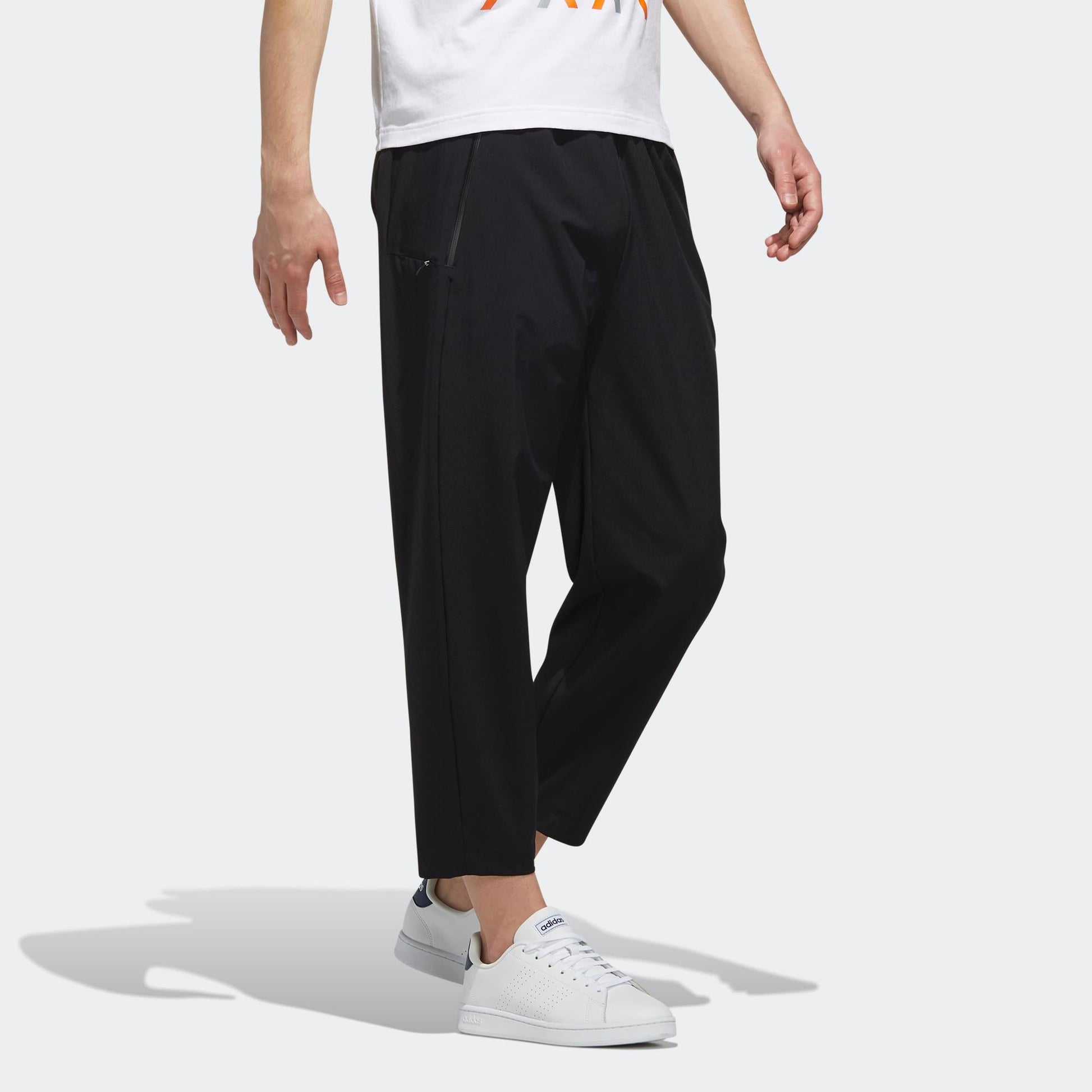 adidas neo Breathable Training Sports Pants Black EI4659