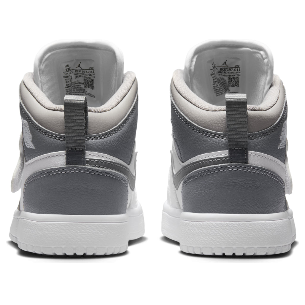 (PS) Air Jordan Sky Jordan 1 'Medium Grey White Cool Grey' BQ7197-011