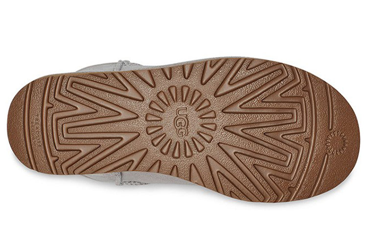 (WMNS) UGG Classic Mini UGG Rubber Logo 'Feather' 1108231-FEA