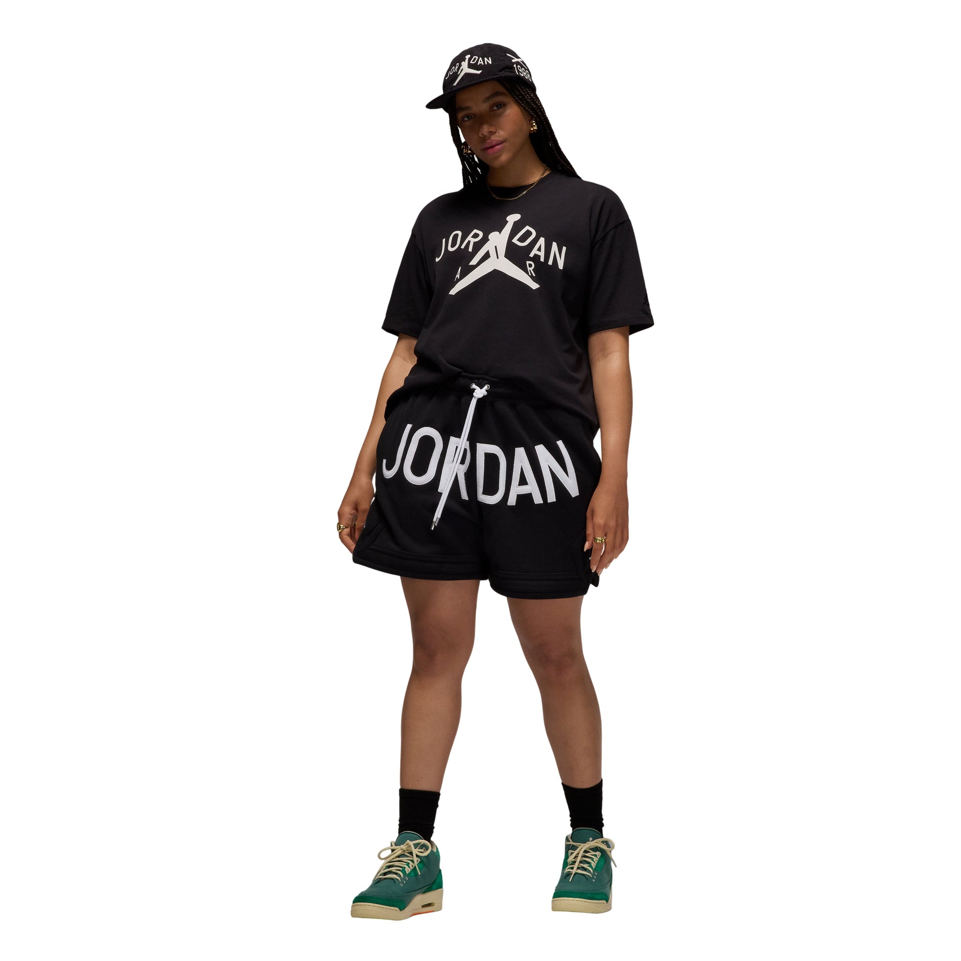 Air Jordan x Nina Chanel Abney Tee 'Black White' FZ7524-010