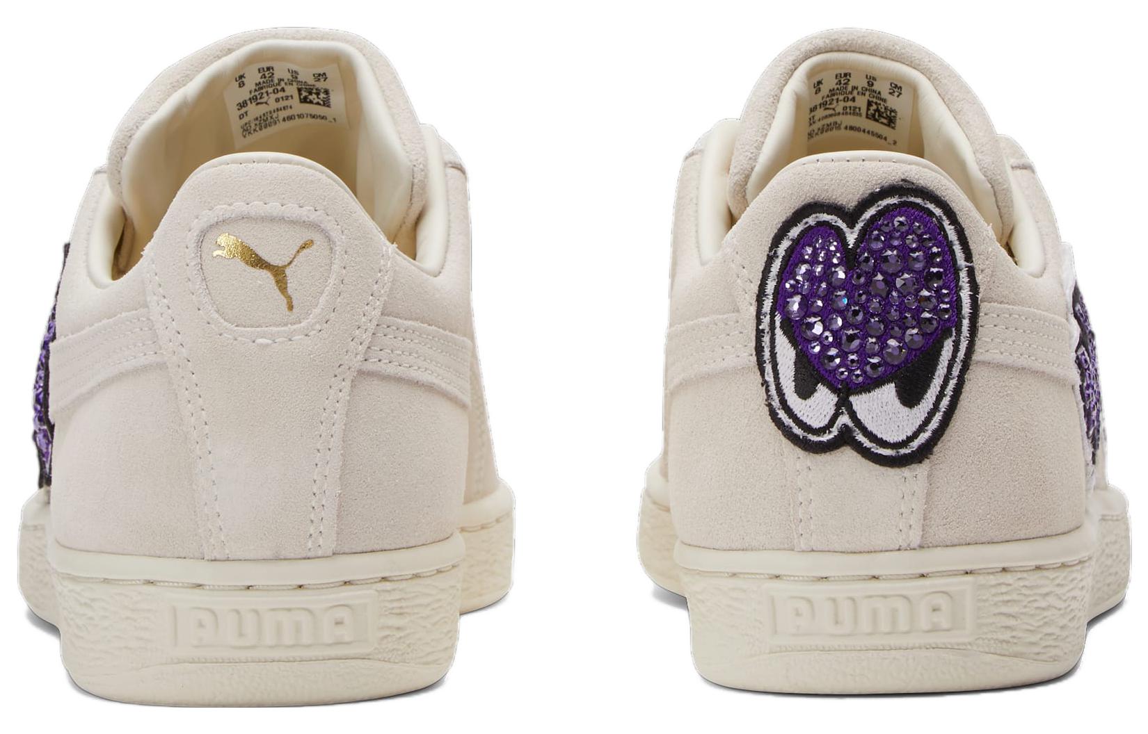 PUMA Swarovski x 100Wolves x Suede Studio 'Whisper White' 933470-01
