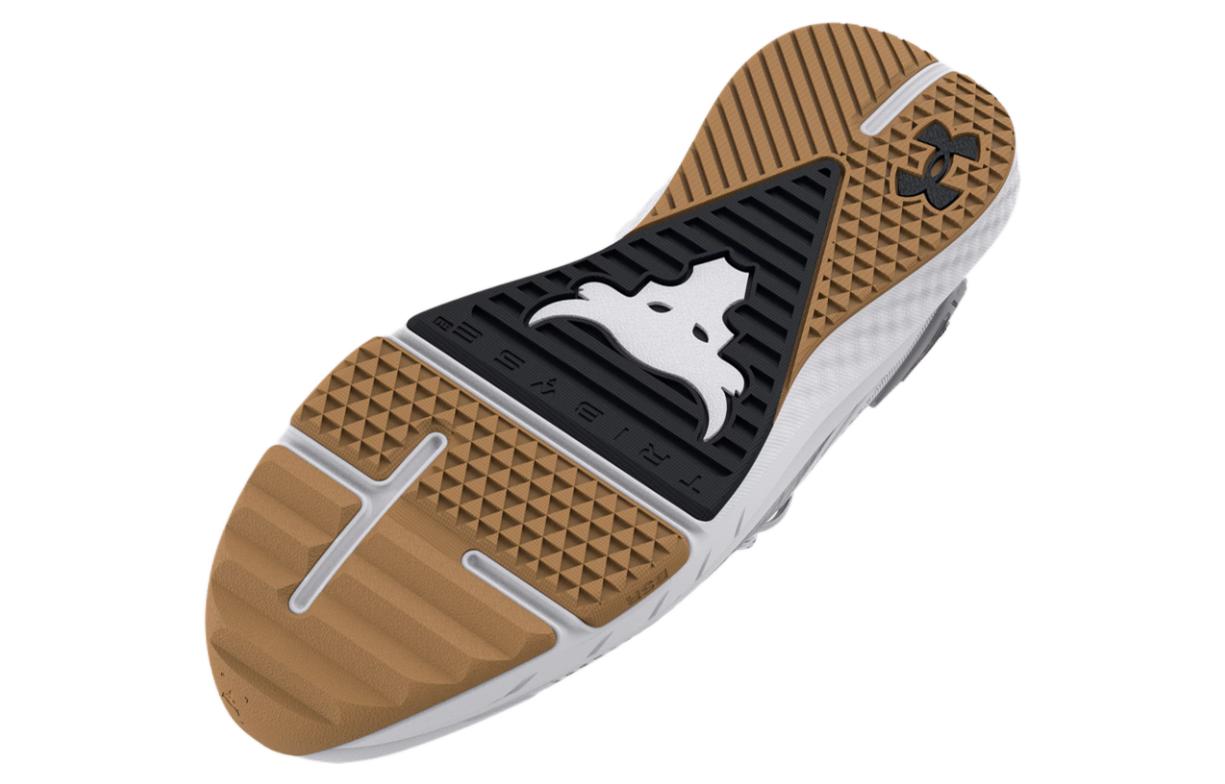 (WMNS) Under Armour Project Rock BSR 3 'White Halo Grey' 3026458-101
