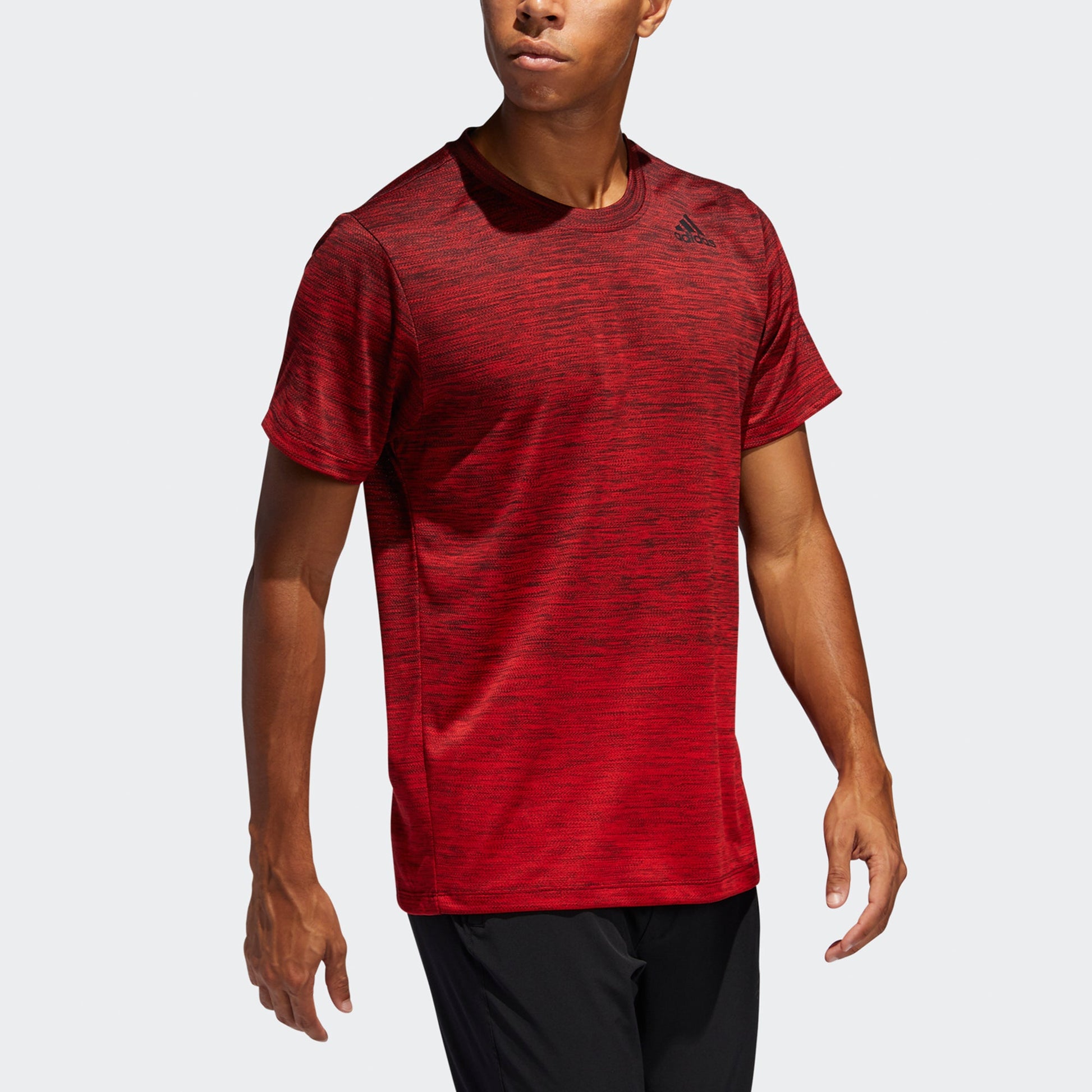 adidas Gradient Tee Casual Sports Breathable Round Neck Short Sleeve Red FL4395