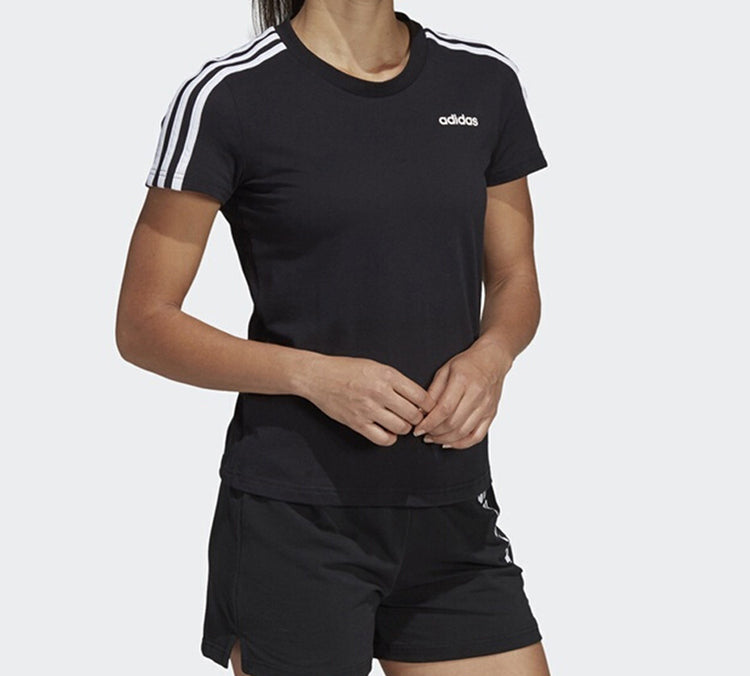 (WMNS) adidas SportsLooseShort-sleeveTee Black DP2362