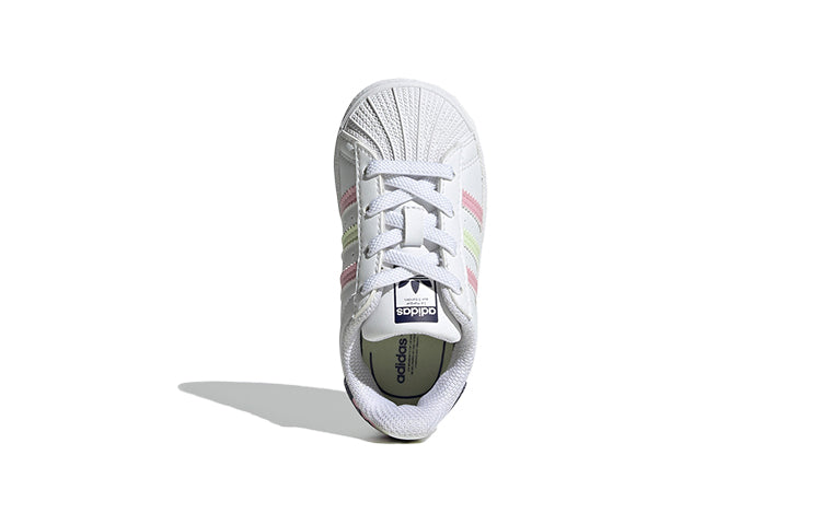 (TD) adidas originals Superstar 'White Lime Pink' GY3332