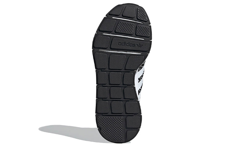 (GS) adidas Swift Run J 'Black White' EF5938